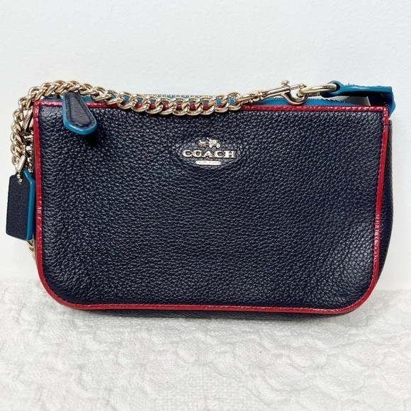 Coach Nolita Navy Multi Color Bag - Picture 1 of 9